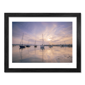 Nua Photography Print Skerries Harbour Sailboats at Sunset, Co. Dublin Skerries Harbour Sailboats at Sunset | Nua Photography