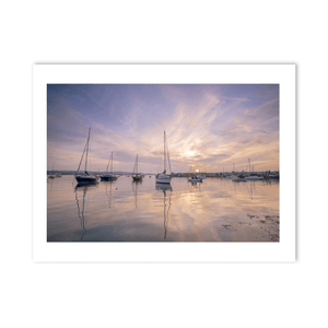 Nua Photography Print Skerries Harbour Sailboats at Sunset, Co. Dublin Skerries Harbour Sailboats at Sunset | Nua Photography