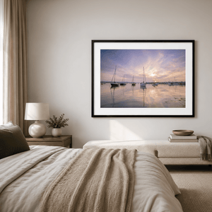 Nua Photography Print Skerries Harbour Sailboats at Sunset, Co. Dublin Skerries Harbour Sailboats at Sunset | Nua Photography