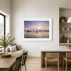 Nua Photography Print Skerries Harbour Sailboats at Sunset, Co. Dublin Skerries Harbour Sailboats at Sunset | Nua Photography