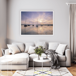 Nua Photography Print Skerries Harbour Sailboats at Sunset, Co. Dublin Skerries Harbour Sailboats at Sunset | Nua Photography