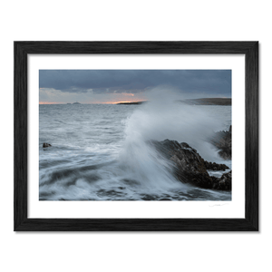 Nua Photography Print Skerries Home By The Sea, Stormy Waves Crashing on Rocks, Co. Dublin Skerries Stormy Waves Crashing on Rocks | Nua Photography
