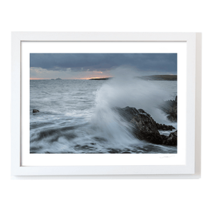 Nua Photography Print Skerries Home By The Sea, Stormy Waves Crashing on Rocks, Co. Dublin Skerries Stormy Waves Crashing on Rocks | Nua Photography