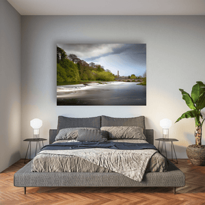 slane-castle-weir-river-boyne-spring Pano