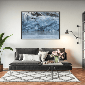 Nua Photography Print SÃ³lheimajÃ¶kull Glacier Ice Wall, Iceland SÃ³lheimajÃ¶kull Glacier Ice Wall Iceland Print | Nua Photography