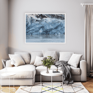 Nua Photography Print SÃ³lheimajÃ¶kull Glacier Ice Wall, Iceland SÃ³lheimajÃ¶kull Glacier Ice Wall Iceland Print | Nua Photography