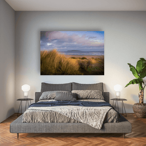 south-beach-dunes-lambay-island-golden-light Pano