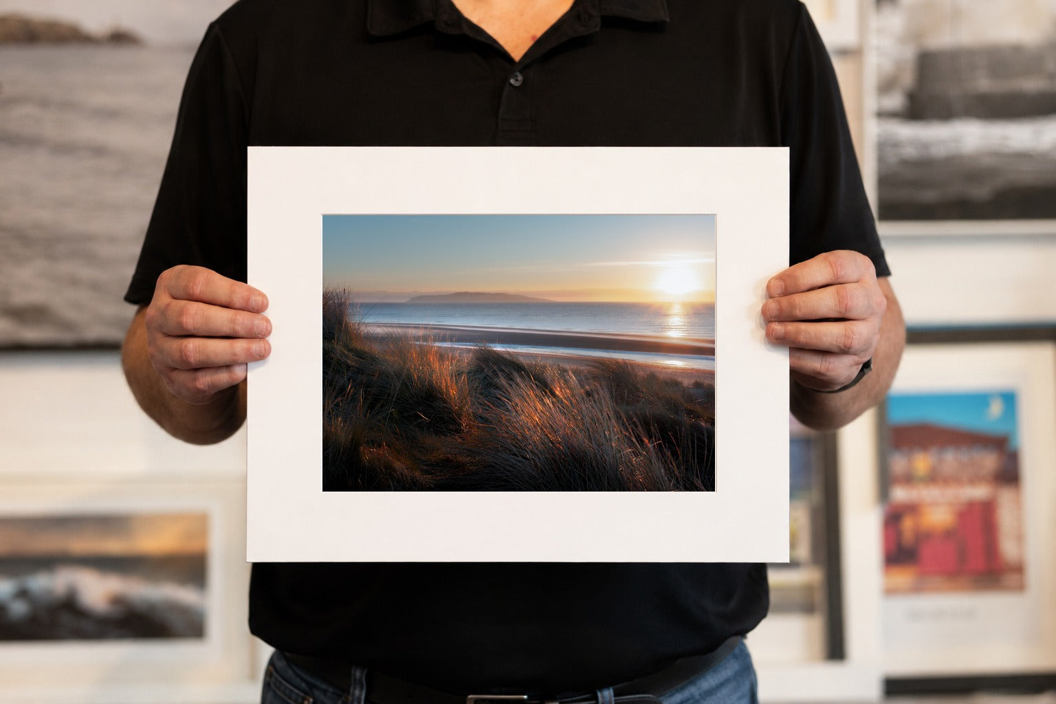 South Beach Dunes Sunrise, limited 16 x 12 inch Nua Photography print