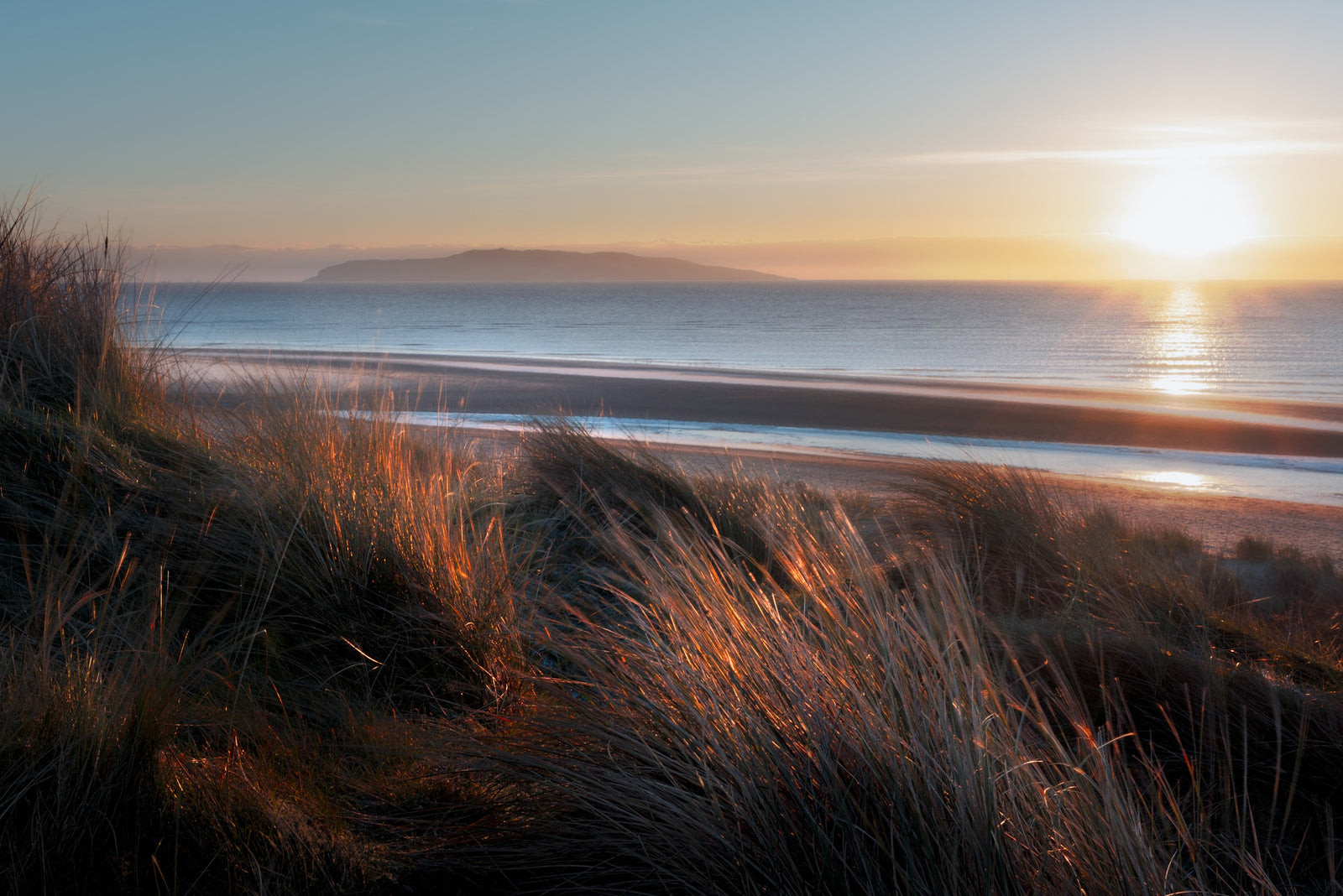South Beach Dunes Sunrise, limited 16 x 12 inch Nua Photography print