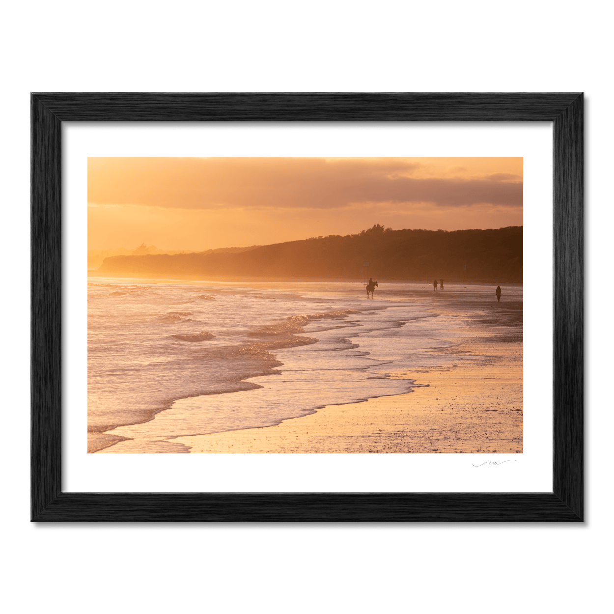 south-beach-golden-hour-horse-rider PM