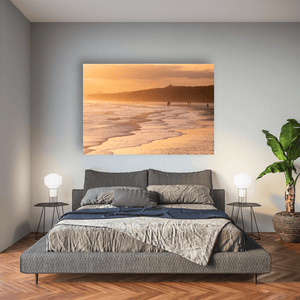 south-beach-golden-hour-horse-rider Pano