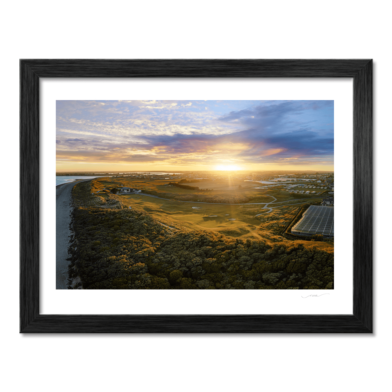 south-beach-golf-course-aerial-sunset PM