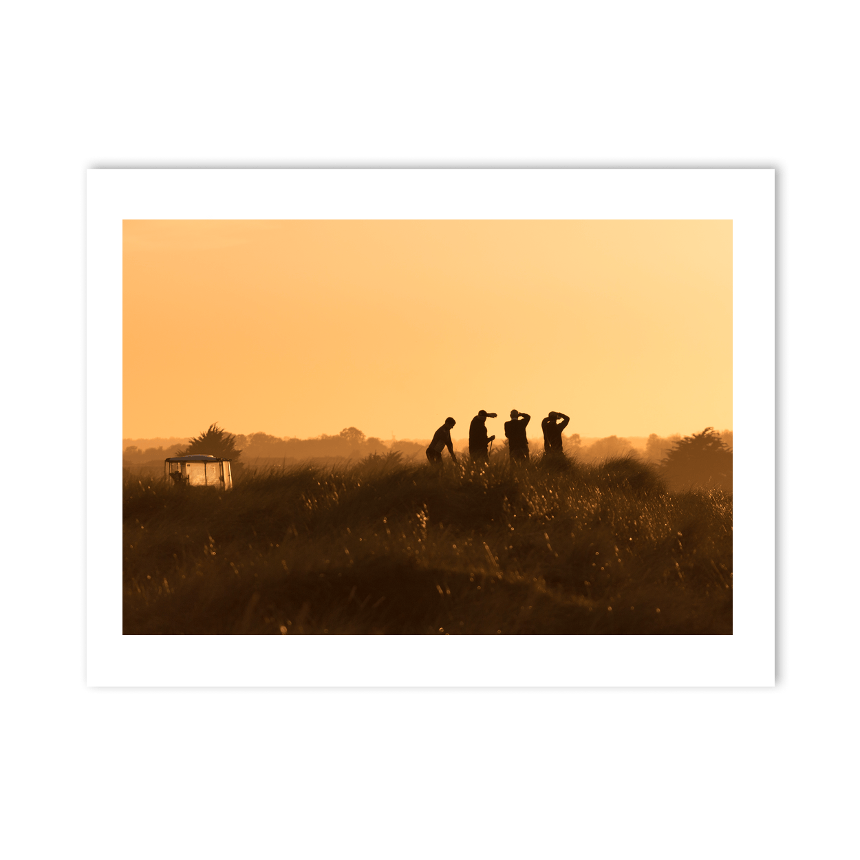 south-beach-golfers-golden-sunset-silhouette PM