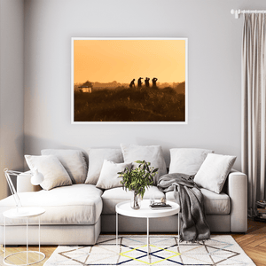 south-beach-golfers-golden-sunset-silhouette WFW