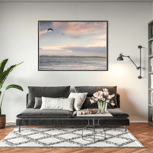 south-beach-kitesurfer-sunset-clouds BFW
