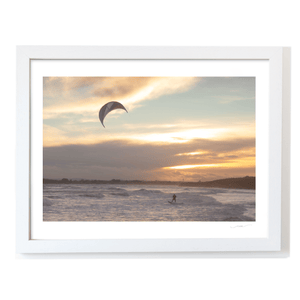 south-beach-kitesurfer-sunset-golden-sky WF