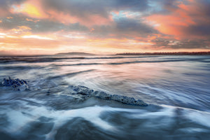 South Beach & Lambay Island, limited 20 x 16 inch Nua Photography print