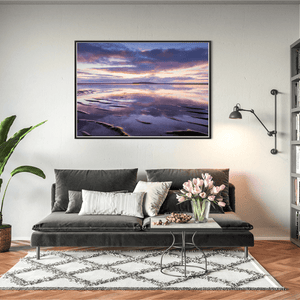 Nua Photography Print South Beach Rush Sand Ripples at Sunset, Co. Dublin (2) South Beach Rush Sand Ripples Sunset | Nua Photography
