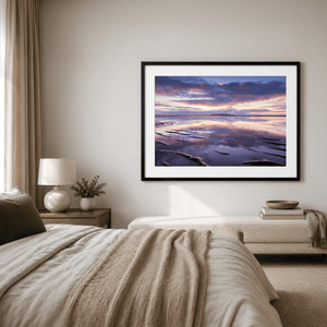 Nua Photography Print South Beach Rush Sand Ripples at Sunset, Co. Dublin (2) South Beach Rush Sand Ripples Sunset | Nua Photography