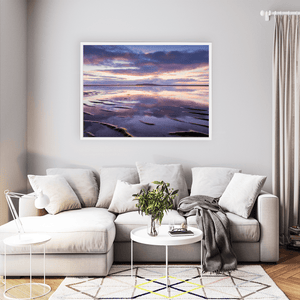 Nua Photography Print South Beach Rush Sand Ripples at Sunset, Co. Dublin (2) South Beach Rush Sand Ripples Sunset | Nua Photography