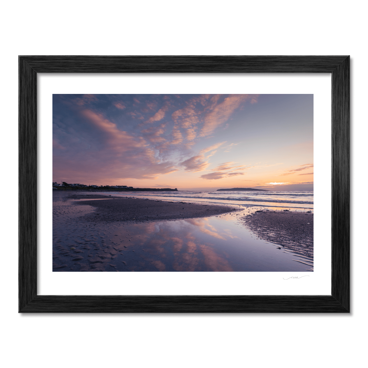 Nua Photography Print South Beach Rush Sunset Reflections, Co. Dublin (4) South Beach Rush Sunset Reflections | Nua Photography