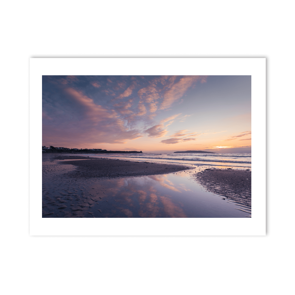 Nua Photography Print South Beach Rush Sunset Reflections, Co. Dublin (4) South Beach Rush Sunset Reflections | Nua Photography