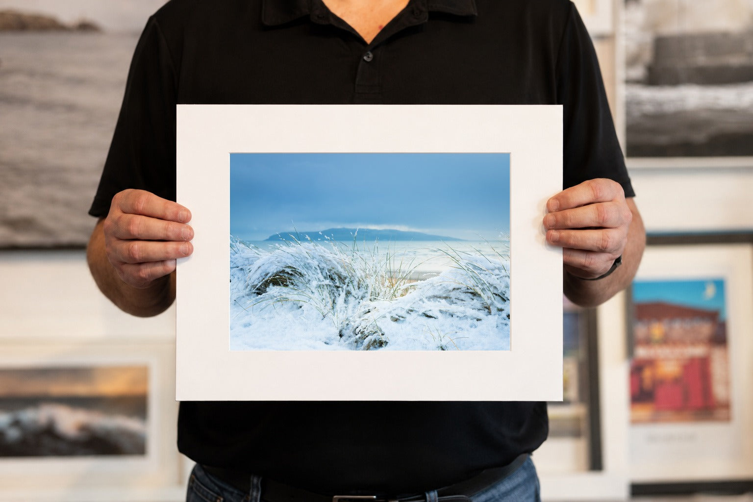 South Beach Snow, limited 16 x 12 inch Nua Photography print