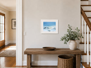 South Beach Snow, 16 x 12 inch hallway display
