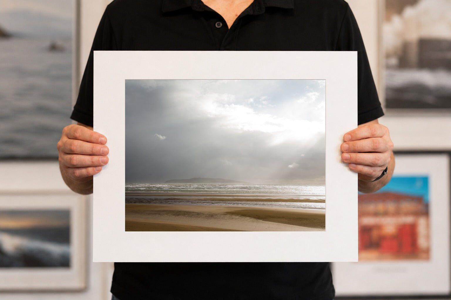 South Beach Sunrays, limited 20 x 16 inch Nua Photography print