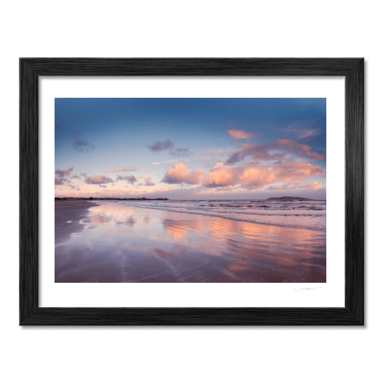 south-beach-sunset-cloud-reflections-wet-sand PM