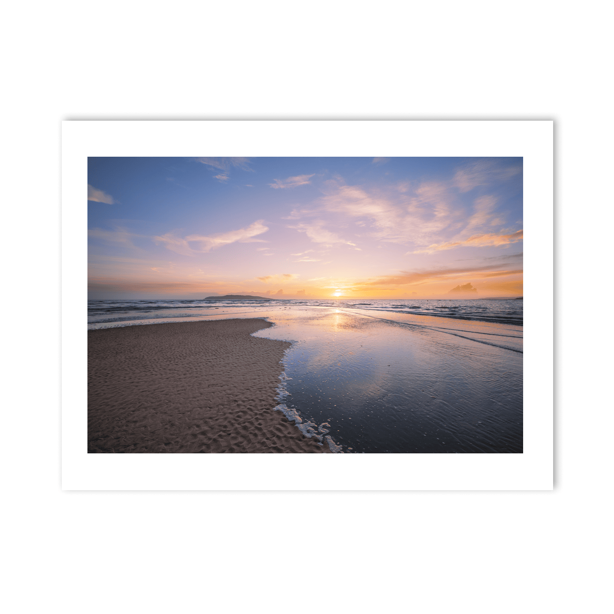 south-beach-sunset-golden-reflections PM
