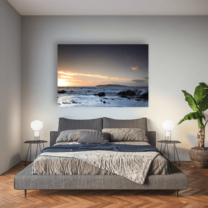 south-beach-sunset-lambay-island-waves Pano