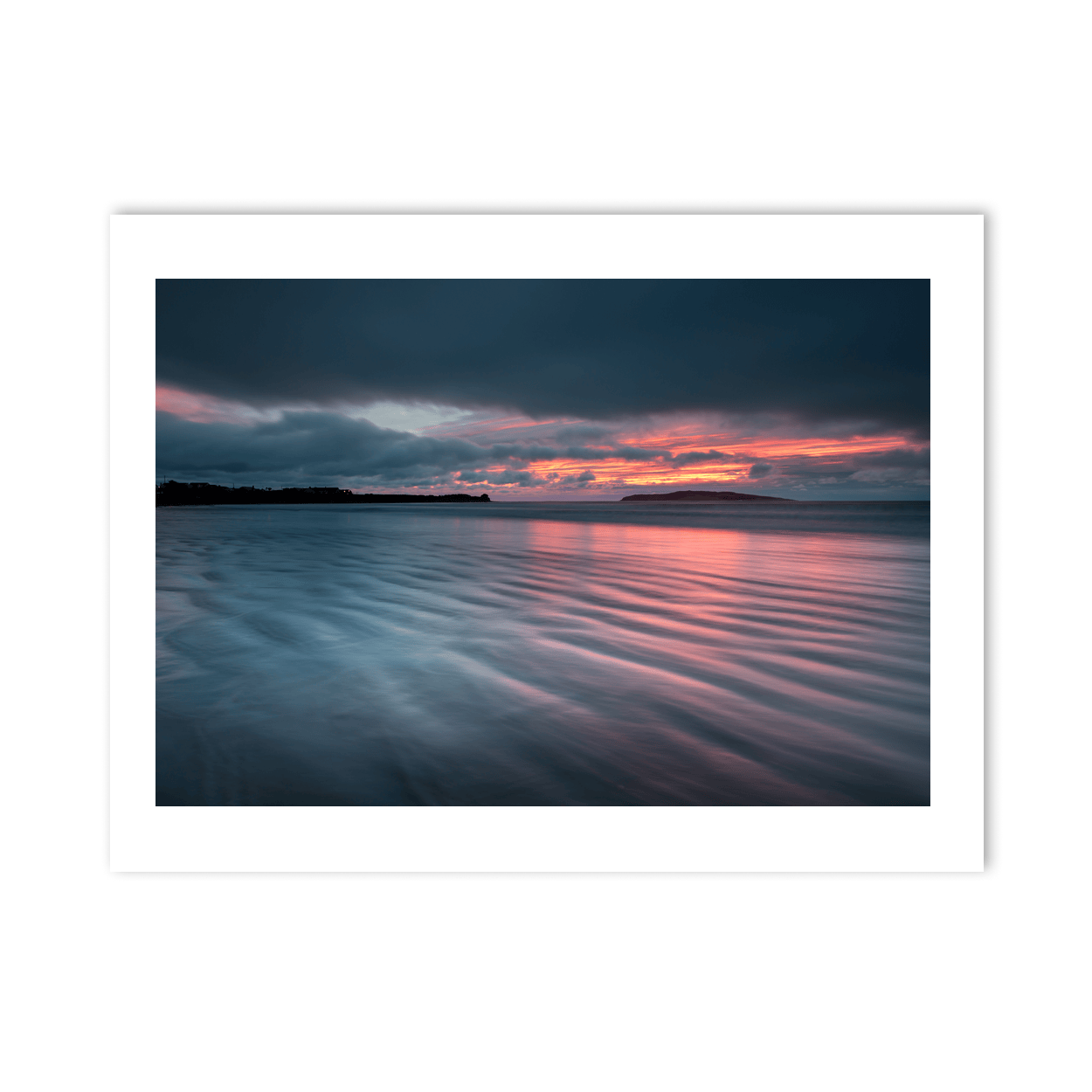 south-beach-sunset-pink-reflections-lambay PM