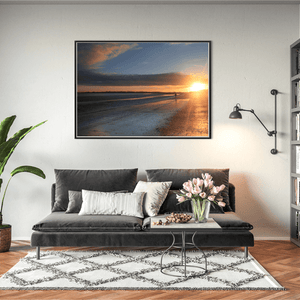 south-beach-sunset-solitary-walk-golden-light BFW