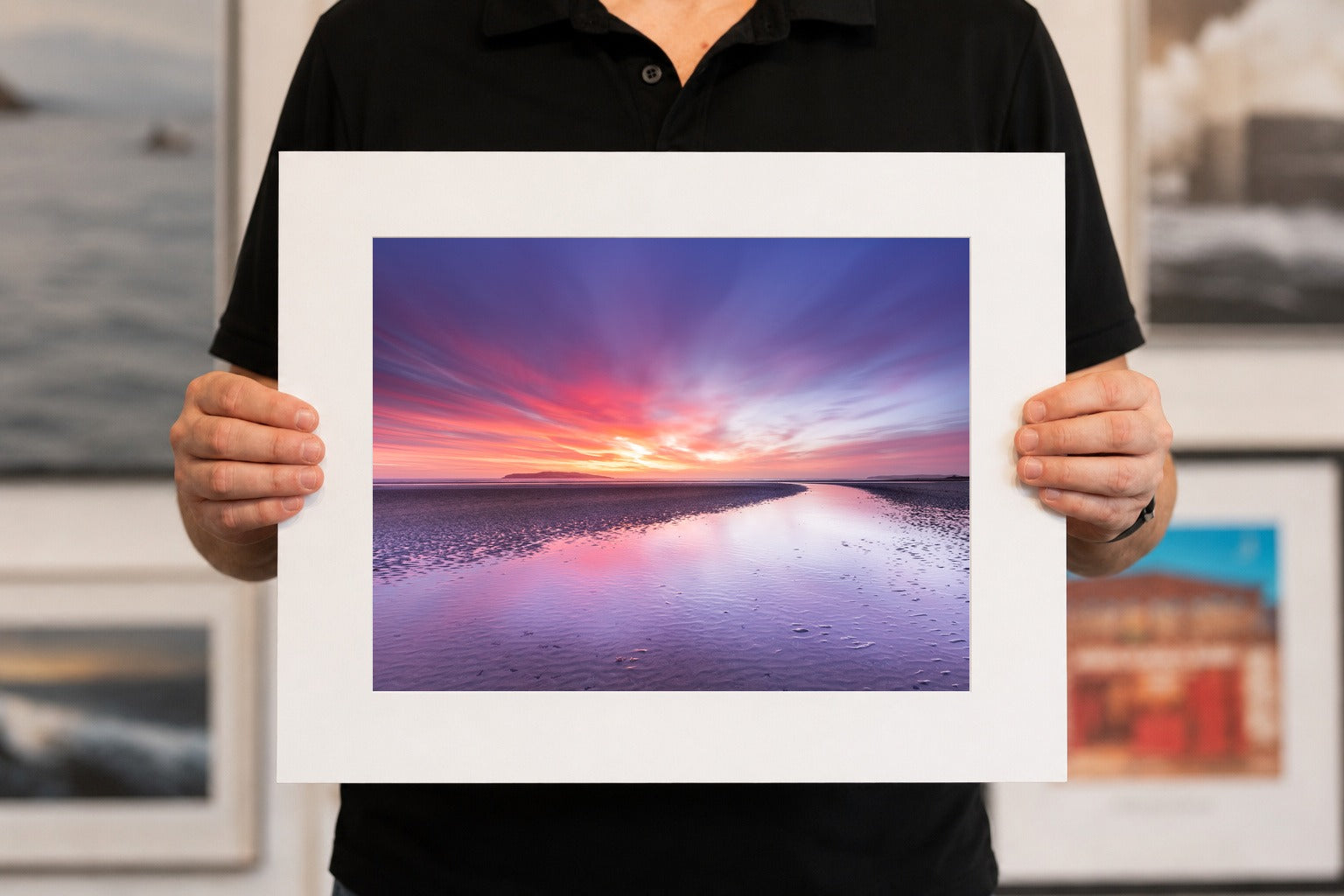 South Berach on Fire, limited 20 x 16 inch Nua Photography print