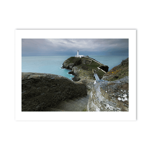 Nua Photography Print South Stack Lighthouse and Dramatic Cliffs, Anglesey, Wales South Stack Lighthouse Dramatic Cliffs Print | Nua Photography