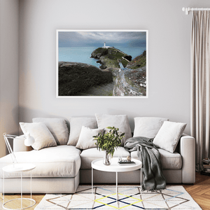 Nua Photography Print South Stack Lighthouse and Dramatic Cliffs, Anglesey, Wales South Stack Lighthouse Dramatic Cliffs Print | Nua Photography