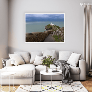 Nua Photography Print South Stack Lighthouse Under Dramatic Skies, Anglesey, Wales South Stack Lighthouse Dramatic Skies Print | Nua Photography