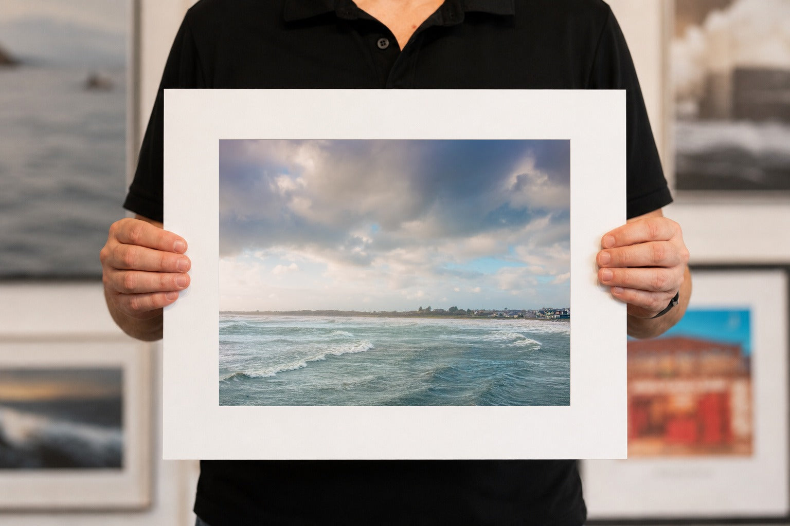 Southerly Waves on the South Beach, limited 20 x 16 inch Nua Photography print