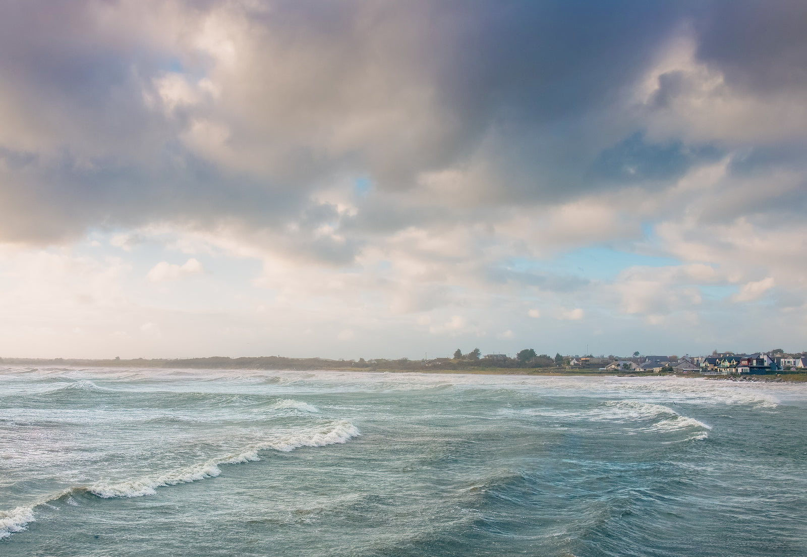Southerly Waves on the South Beach, limited 20 x 16 inch Nua Photography print