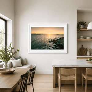 Nua Photography Print Springers Swimming Area Golden Sunset, Skerries Co. Dublin Springers Swimming Area Skerries Sunset | Nua Photography