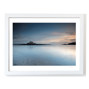 Nua Photography Print St Cwyfan's Church in the Sea at Sunset, Anglesey, Wales St Cwyfan's Church in the Sea Sunset Print | Nua Photography