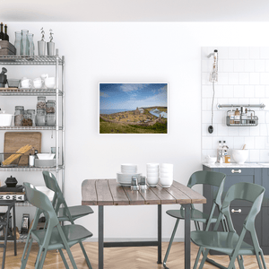 Nua Photography Print St Hywyn's Church and Cemetery Overlooking the Sea, Llangwnnadl, Wales St Hywyn's Church Cemetery Sea View Wales Print | Nua Photography
