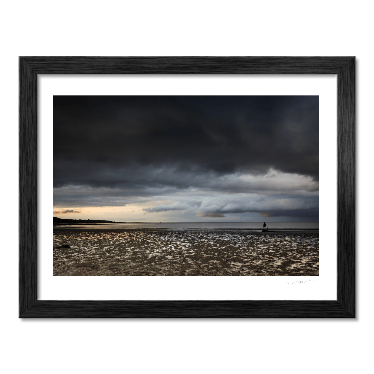 Nua Photography Print Standing Under Clouds at Skerries Beach, Co. Dublin Standing Under Clouds Skerries Beach | Nua Photography