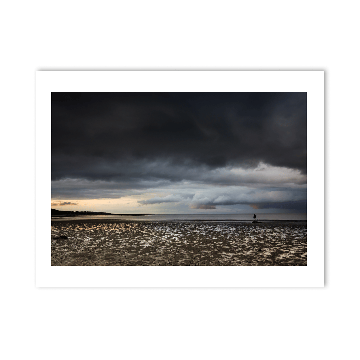 Nua Photography Print Standing Under Clouds at Skerries Beach, Co. Dublin Standing Under Clouds Skerries Beach | Nua Photography
