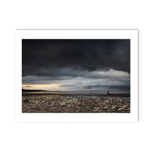 Nua Photography Print Standing Under Clouds at Skerries Beach, Co. Dublin Standing Under Clouds Skerries Beach | Nua Photography