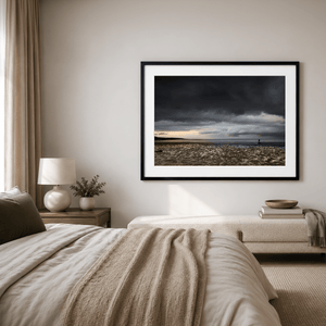 Nua Photography Print Standing Under Clouds at Skerries Beach, Co. Dublin Standing Under Clouds Skerries Beach | Nua Photography