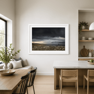 Nua Photography Print Standing Under Clouds at Skerries Beach, Co. Dublin Standing Under Clouds Skerries Beach | Nua Photography