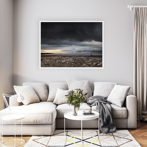 Nua Photography Print Standing Under Clouds at Skerries Beach, Co. Dublin Standing Under Clouds Skerries Beach | Nua Photography