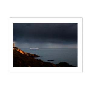 Nua Photography Print Stena Line Ferry Passing Howth Under Stormy Skies, Co. Dublin Stena Line Ferry Howth Stormy Sky Print | Nua Photography